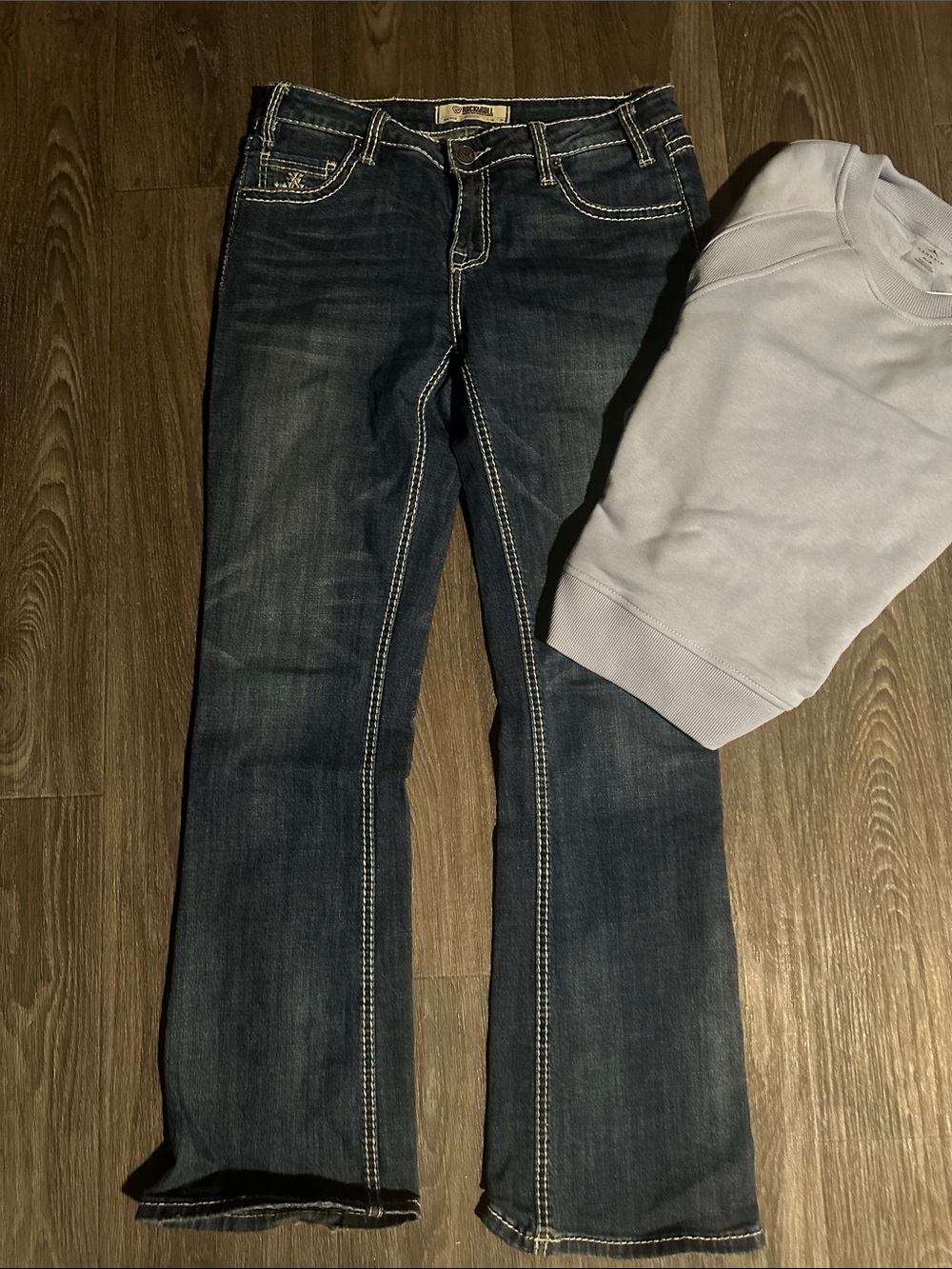 Rock & Roll Cowgirl Dark Blue Bootcut Jeans